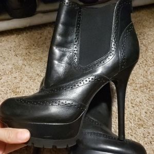 COPY - Sam Edelman 8 rocker leather HIGH heel